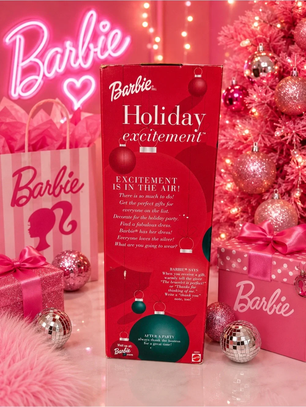 Barbie dressed sparkling